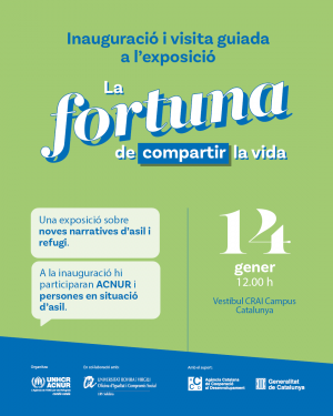 Cartell de la inauguració de l'exposició