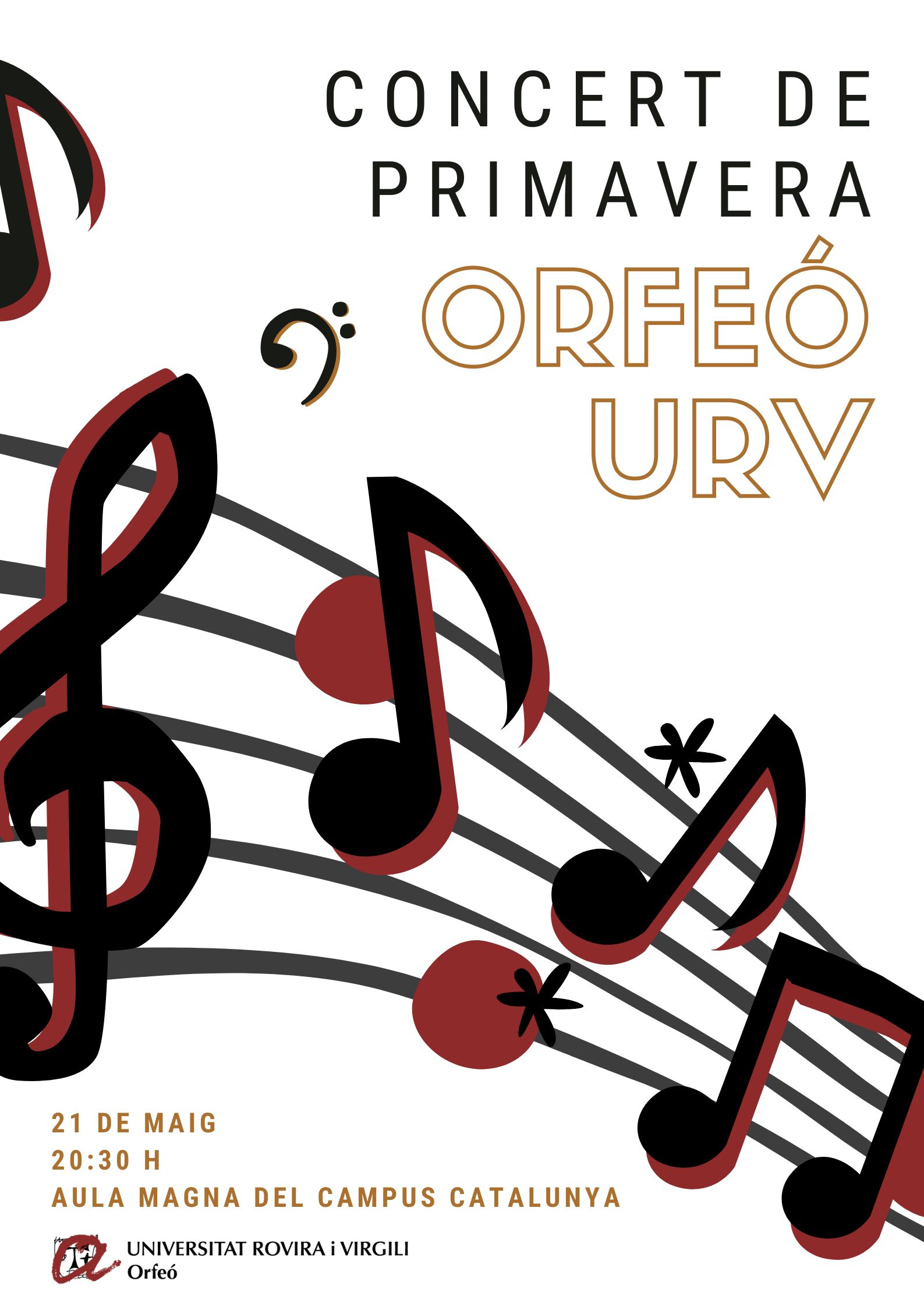cartell concert Irfeo URV aula Magna Campus Catalunya URV 21 maig 2024 20:30 h